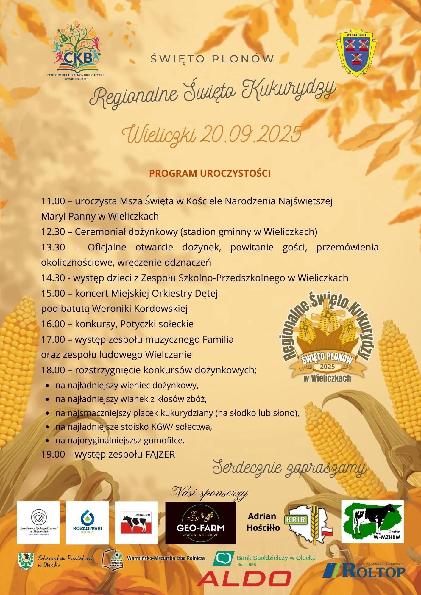 Plakat dożynkowy